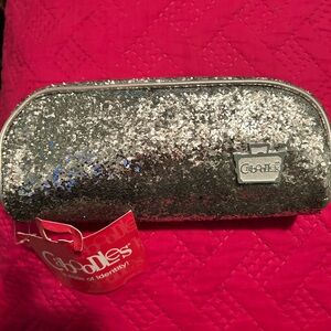 Caboodles Shimmering Silver Cosmetic Case